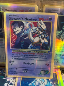 GIOVANNI ROCKET MEWTWO ASH KETCHUM GX EX VMAX  POKEMON CARD