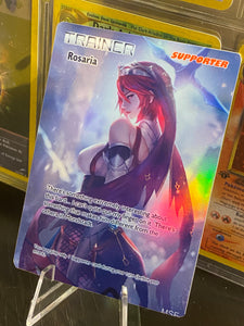 ROSARIA GX EX VMAX  POKEMON CARD GENSHIN