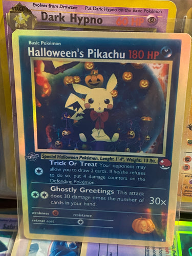 SPECIAL HALLOWEEN PIKACHU GX EX VMAX  POKEMON CARD