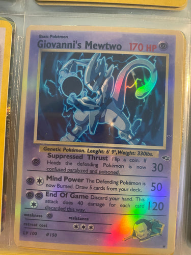 M Cyber Mewtwo Ex Pokemon Card 