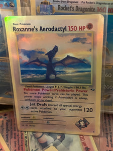 ROXANNE AERODACTYL ASH KETCHUM GX EX VMAX  POKEMON CARD