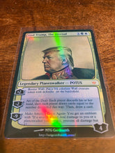 Carica l&#39;immagine nel visualizzatore di Gallery, DONALD TRUMP MTG PLANESWALKER MAGIC THE GATHERING CARD CUSTOM