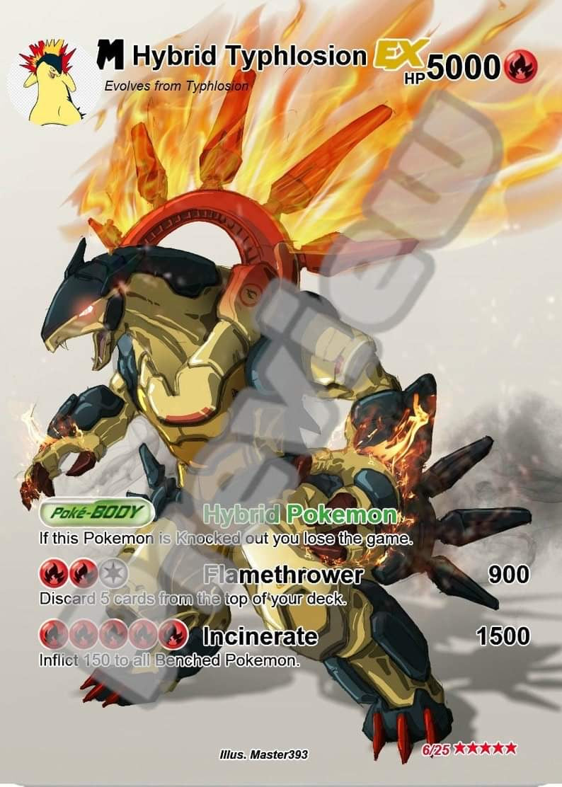 M TYPHLOSION GX EX VMAX POKEMON CARD