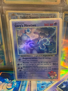 GARY MEWTWO ASH KETCHUM GX EX VMAX  POKEMON CARD