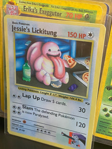 JESSIE LICKITUNG ASH KETCHUM GX EX VMAX  POKEMON CARD