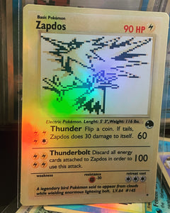 Zapdos GB sprite style pixel art EX GX X Y Custom Pokemon Cards