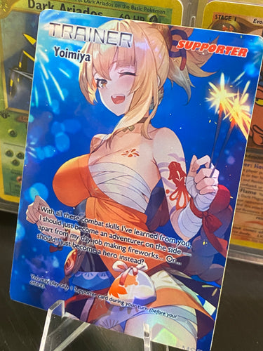 YOIMIYA GX EX VMAX  POKEMON CARD