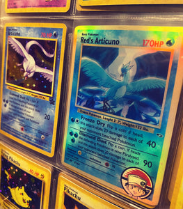 RED ARTICUNO ASH KETCHUM GX EX VMAX  POKEMON CARD