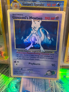 GIOVANNI MEWTWO ROCKET ASH KETCHUM GX EX VMAX  POKEMON CARD