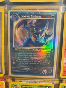 GIOVANNI GARCHOMP ASH KETCHUM GX EX VMAX  POKEMON CARD