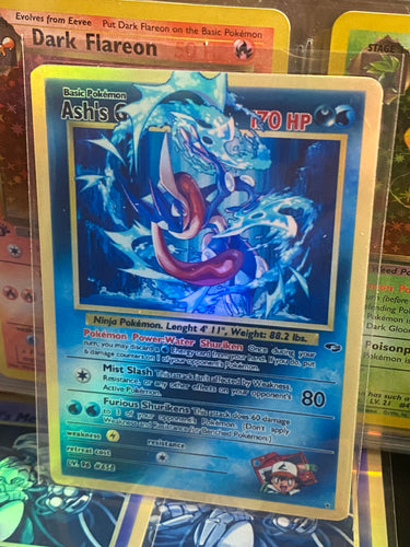 GRENINJA ASH KETCHUM GX EX VMAX  POKEMON CARD