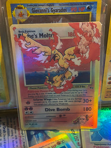 BLAINE MOLTRES ASH KETCHUM GX EX VMAX  POKEMON CARD