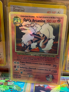 OAK ARCANINE GX EX VMAX  POKEMON CARD