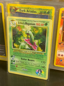 ERIKA MEGANIUM GX EX VMAX  POKEMON CARD