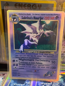 SABRINA HAUNTER GX EX VMAX  POKEMON CARD