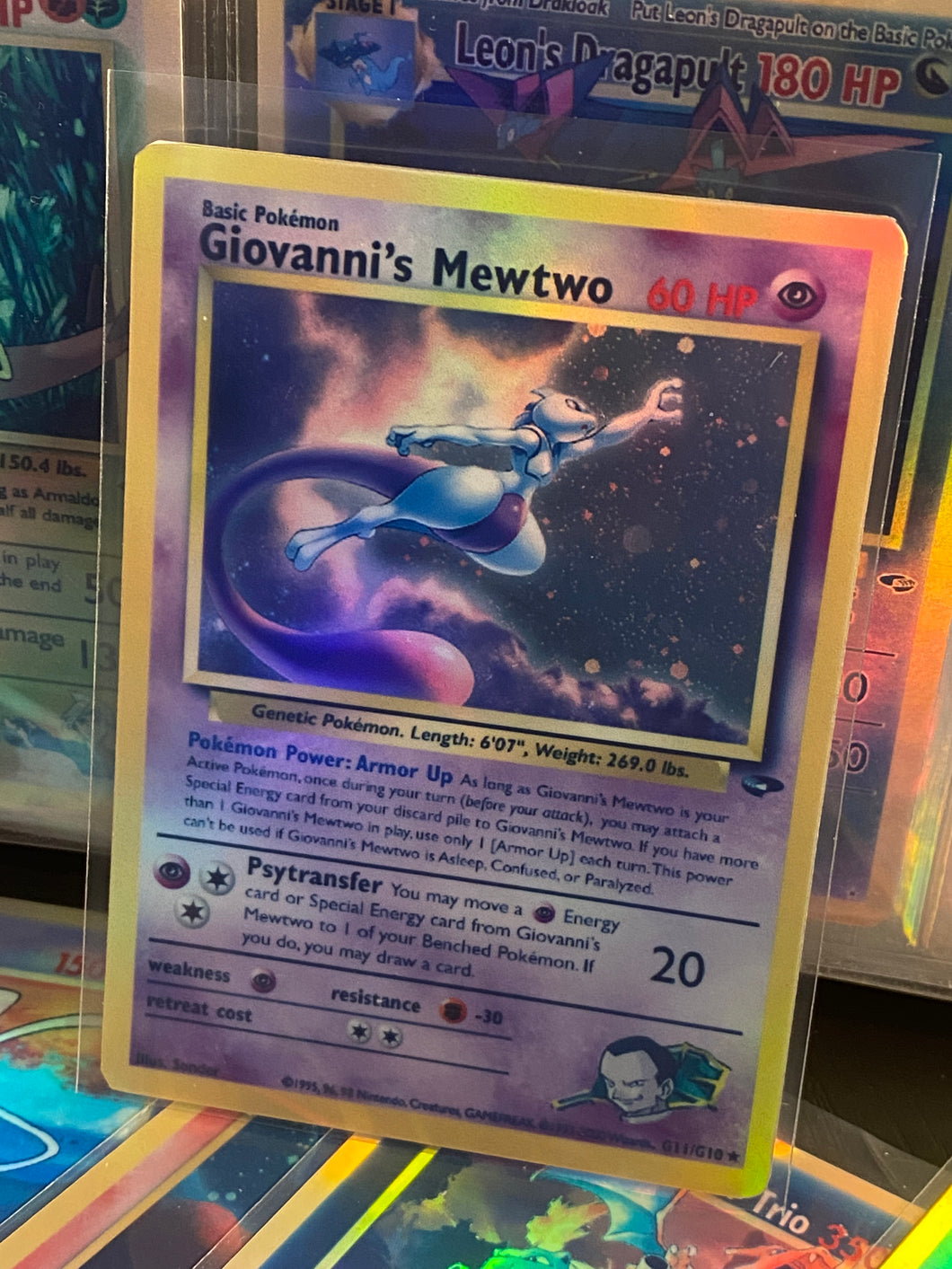 GIOVANNI ROCKET MEWTWO ASH KETCHUM GX EX VMAX  POKEMON CARD