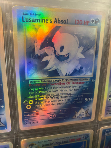 LUSAMINE ABSOL ASH KETCHUM GX EX VMAX  POKEMON CARD