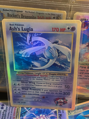 LUGIA ASH KETCHUM GX EX VMAX  POKEMON CARD