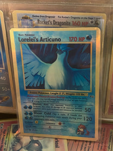 LORELEI ARTICUNO ASH KETCHUM GX EX VMAX  POKEMON CARD