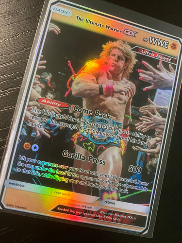 ULTIMATE WARRIOR GX EX VMAX  POKEMON CARD