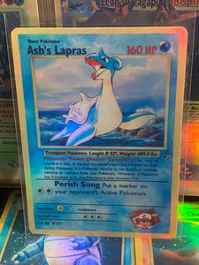 LAPRAS ASH KETCHUM GX EX VMAX  POKEMON CARD