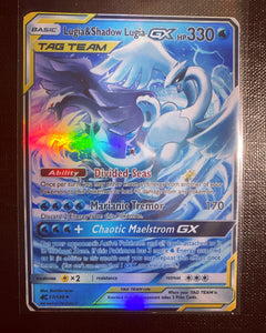 LUGIA SHADOW TAG TEAM ASH KETCHUM GX EX VMAX  POKEMON CARD