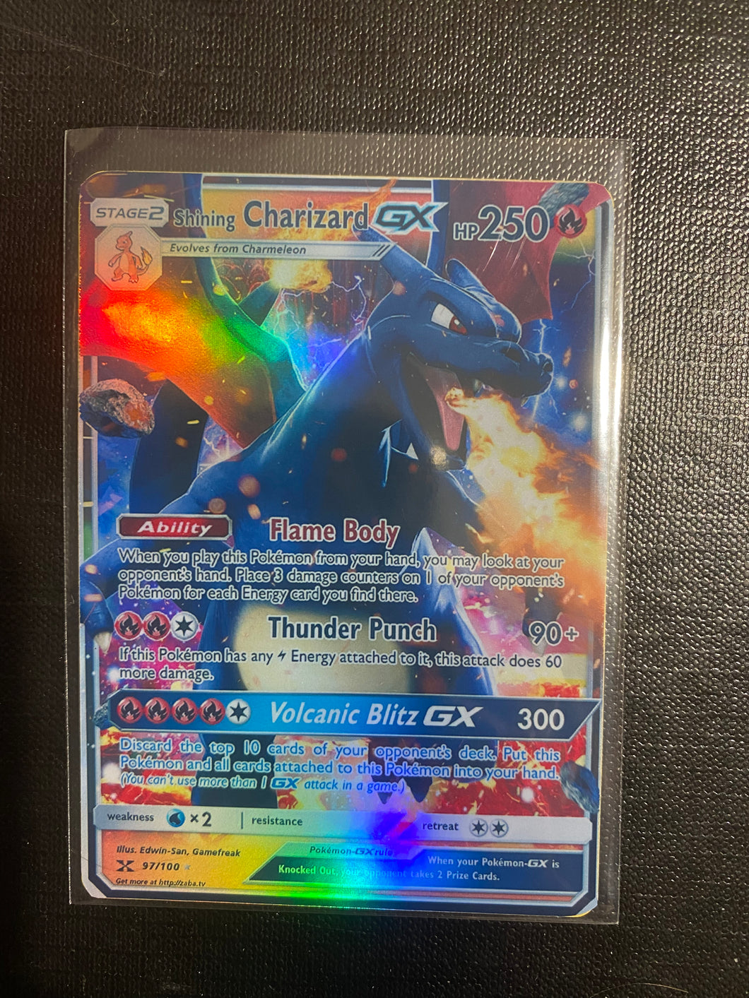 SHINING CHARIZARD ASH KETCHUM GX EX VMAX  POKEMON CARD