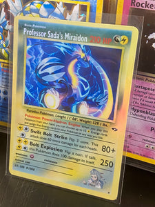 PROFESSOR SADA MIRAIDON GX EX VMAX  POKEMON CARD