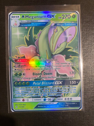 MEGANIUM GX EX VMAX  POKEMON CARD